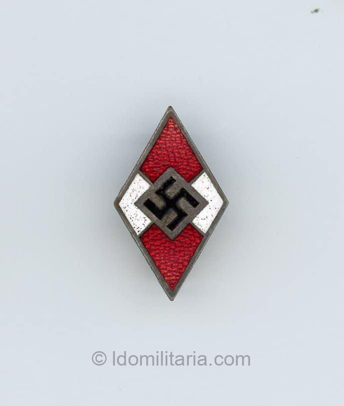 HJ Membership badge - RZM M1/101 Gustav Brehmer, Markneukirchen