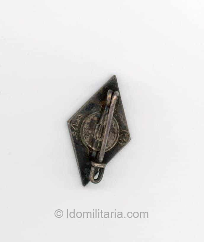 HJ Membership badge - M1 / 72 RZM Fritz Zimmermann, Stuttgart - Image 2