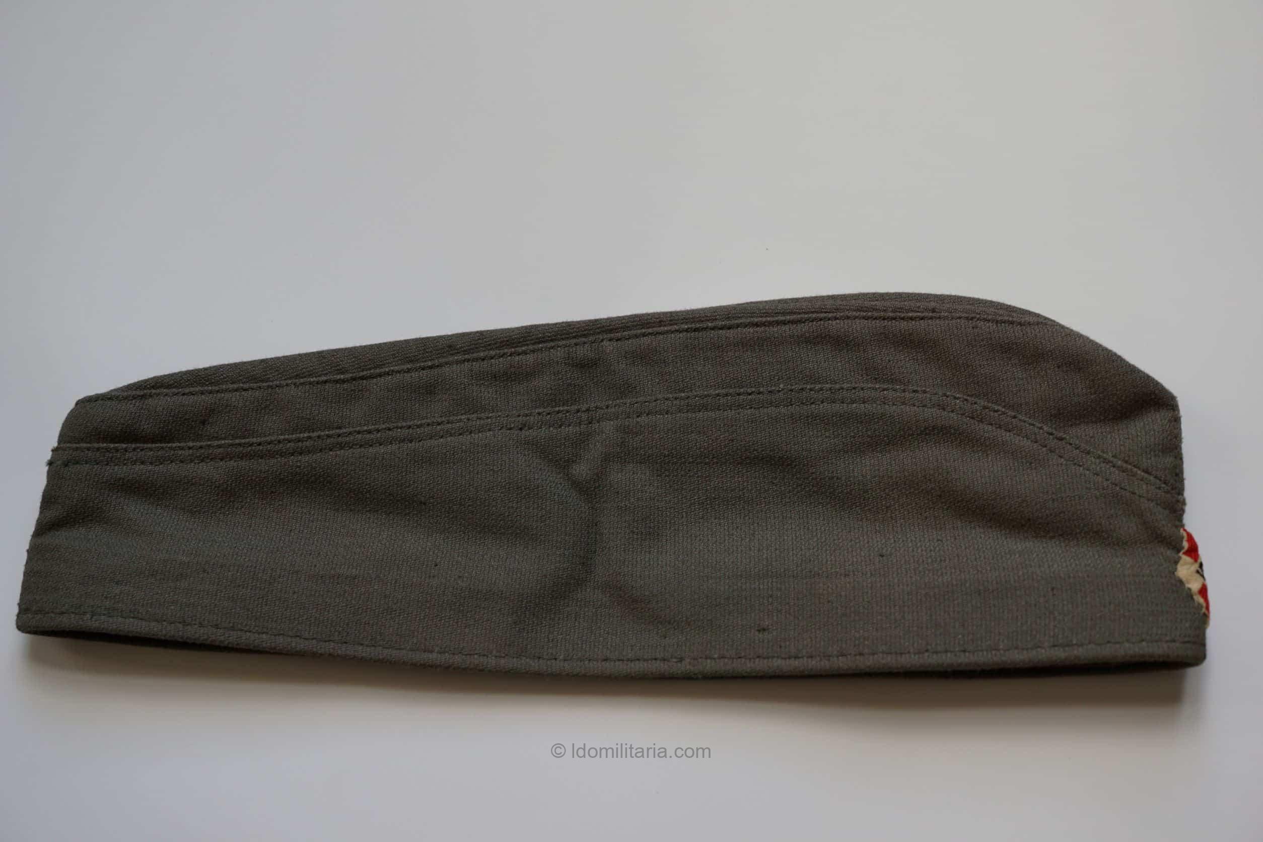 HJ Drillich sidecap stamped A.H.S - Adolf Hitler Schule - Image 3