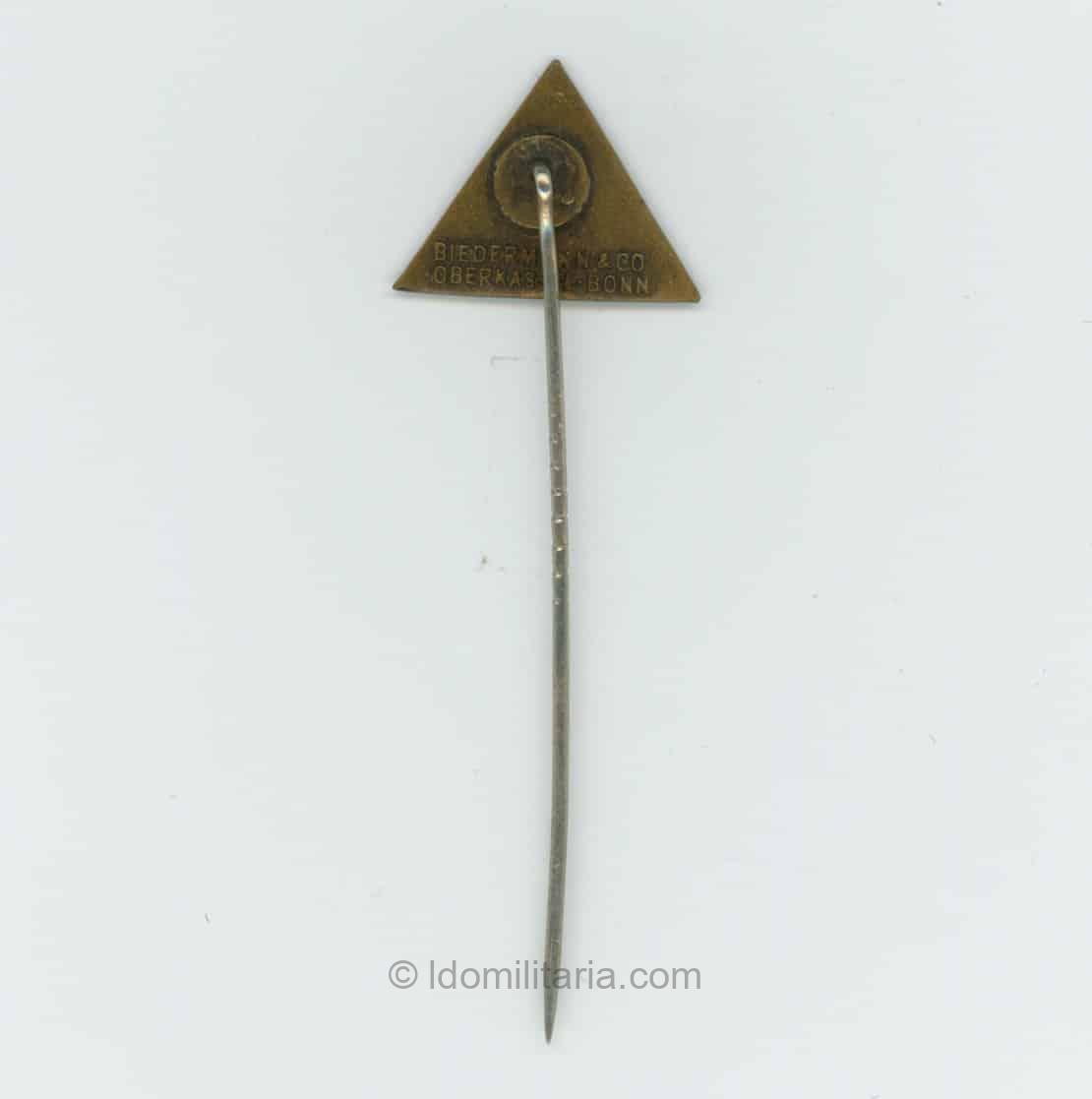 DJH enamel stickpin first pattern - Biedermann & Co, Oberkassel Bonn - Image 2