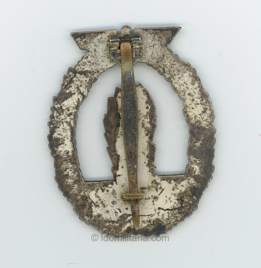 Kriegsmarine Minesweeper badge - Adolf Scholze, Gablonz. - Image 2
