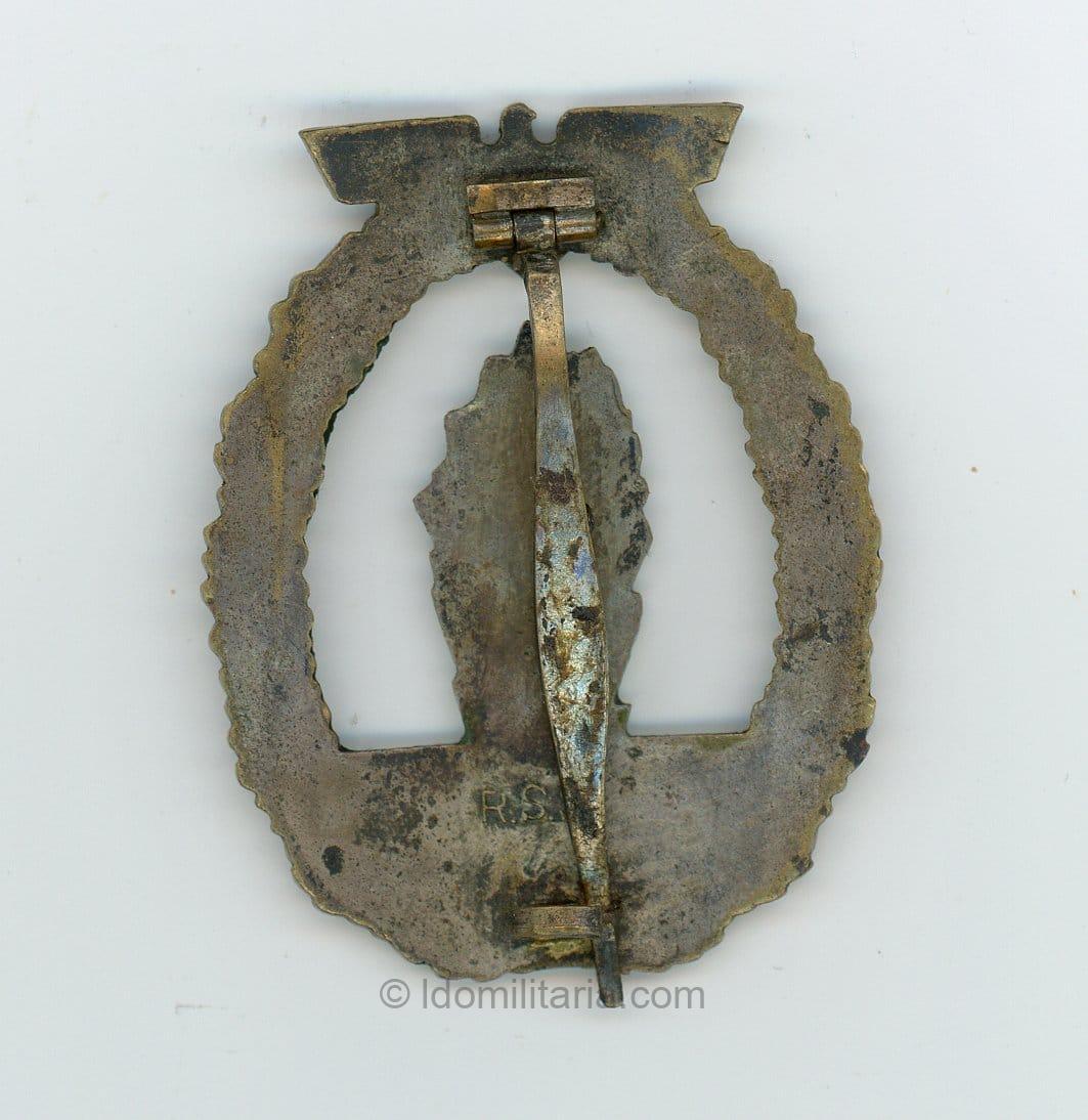 Kriegsmarine Minesweeper badge - Richard Simm & Söhne - Image 2