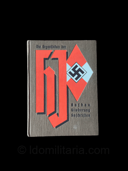 Very Rare Die Organisation der HJ Aufbau, Gliederung, Anschriften - 1937 edition
