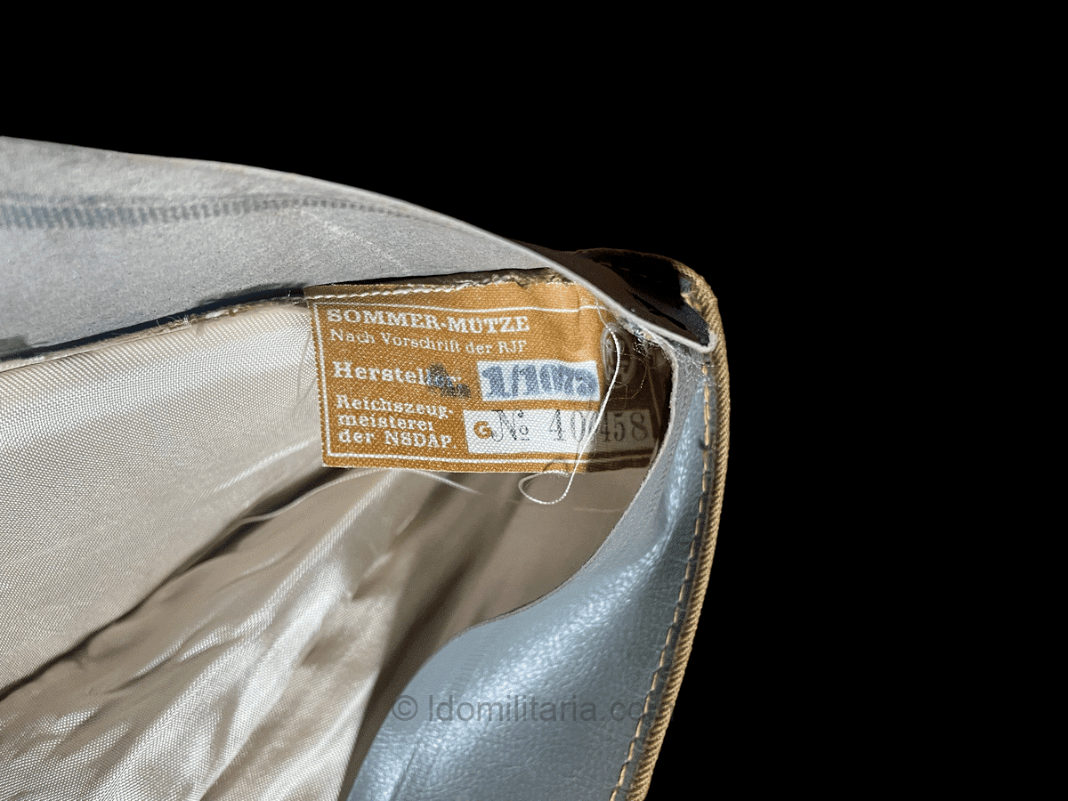 HJ late war Sommermütze - With RZM tag - Image 12