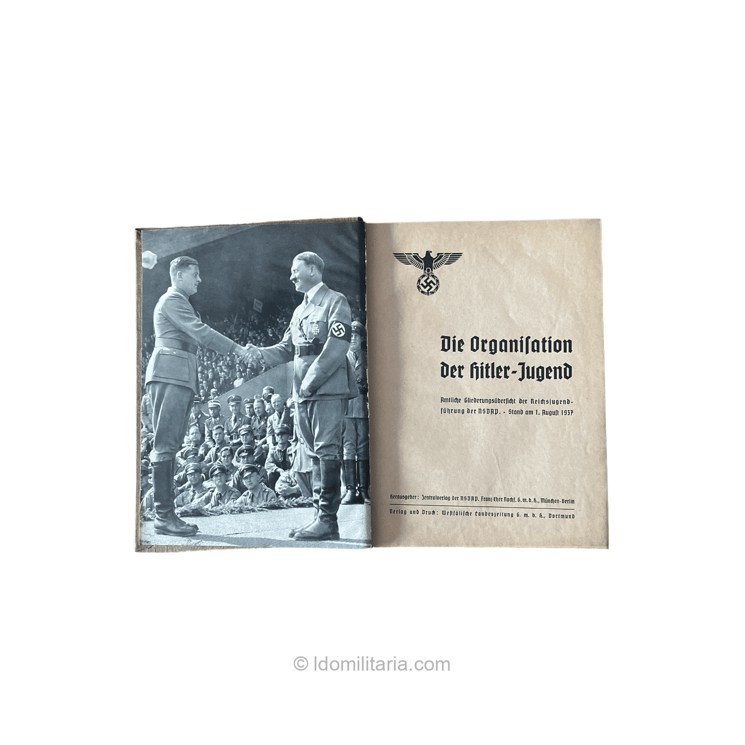 Very Rare Die Organisation der HJ Aufbau, Gliederung, Anschriften - 1937 edition - Image 3