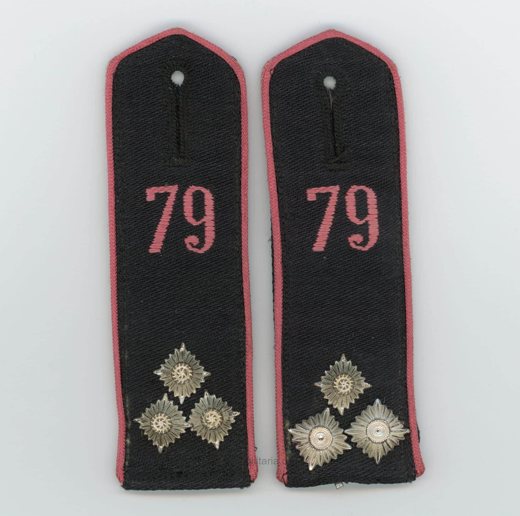 Motor HJ Gefolgschaftsführer shoulder boards bahn 79 - Hildesheim, Niedersachsen