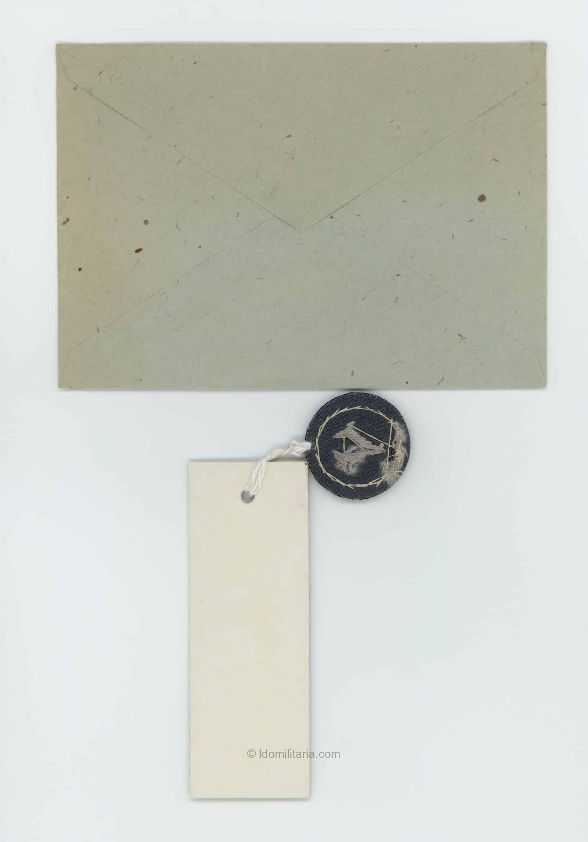 Prototype ''Armelabzeichen fur Verwaltung Transportflotte Speer'' - Hausmuster Thiele & Steinert, Berlin 68 - Image 2