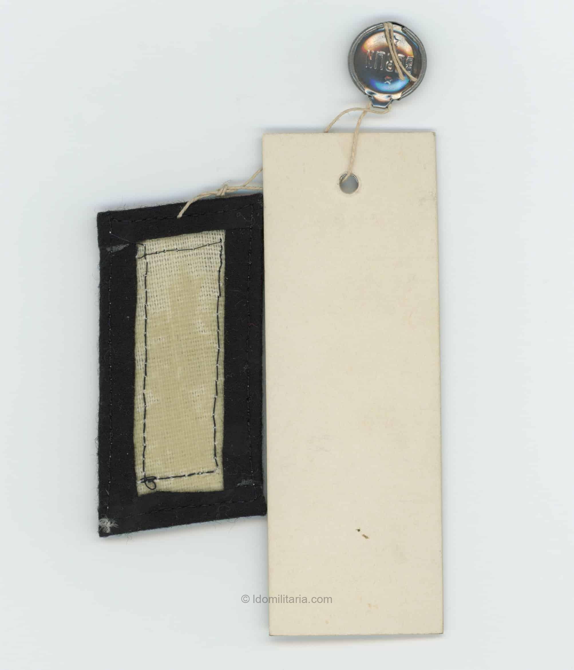 Kriegsmarine Unterbootsmann Transportgruppe Speer collar tab - Hausmuster Thiele & Steinert, Berlin 68 - Image 2