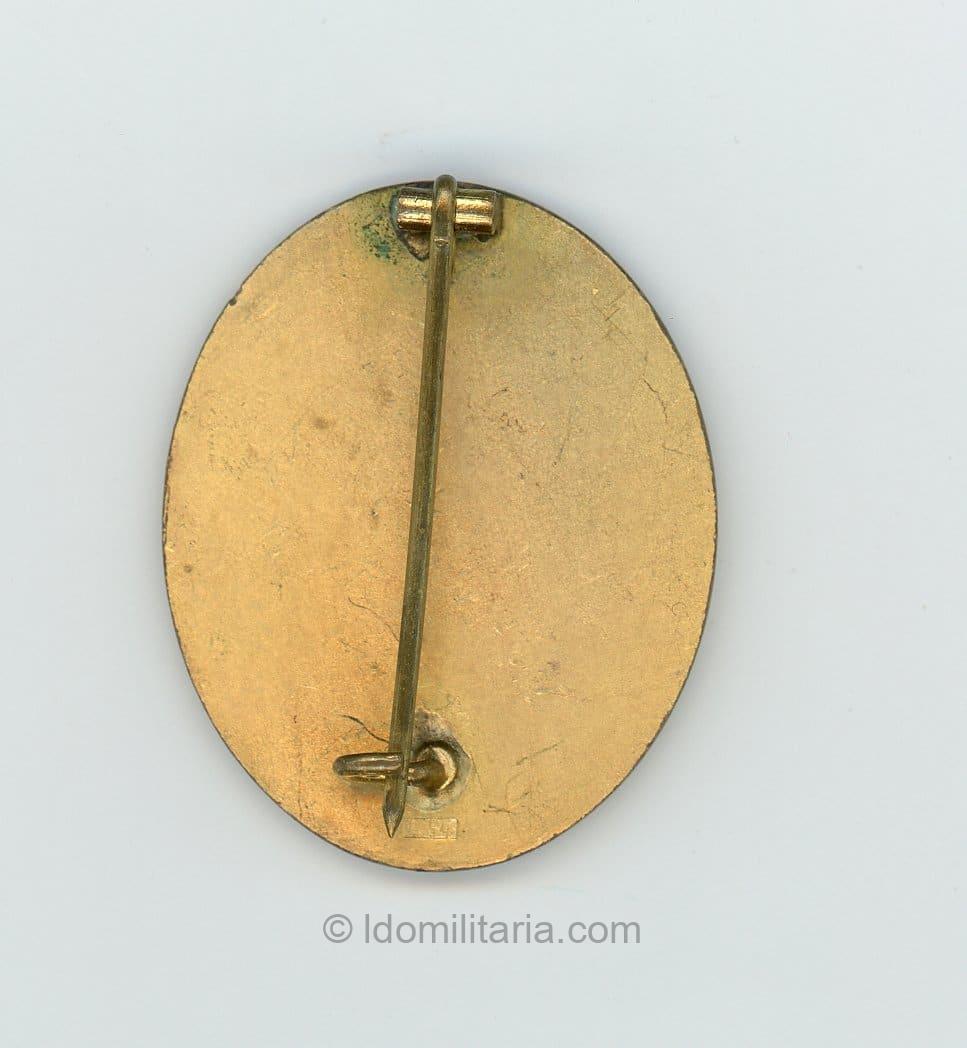 Wound badge in gold marked L/54 - Schauerte & Höhfeld, Lüdenscheid. - Image 2