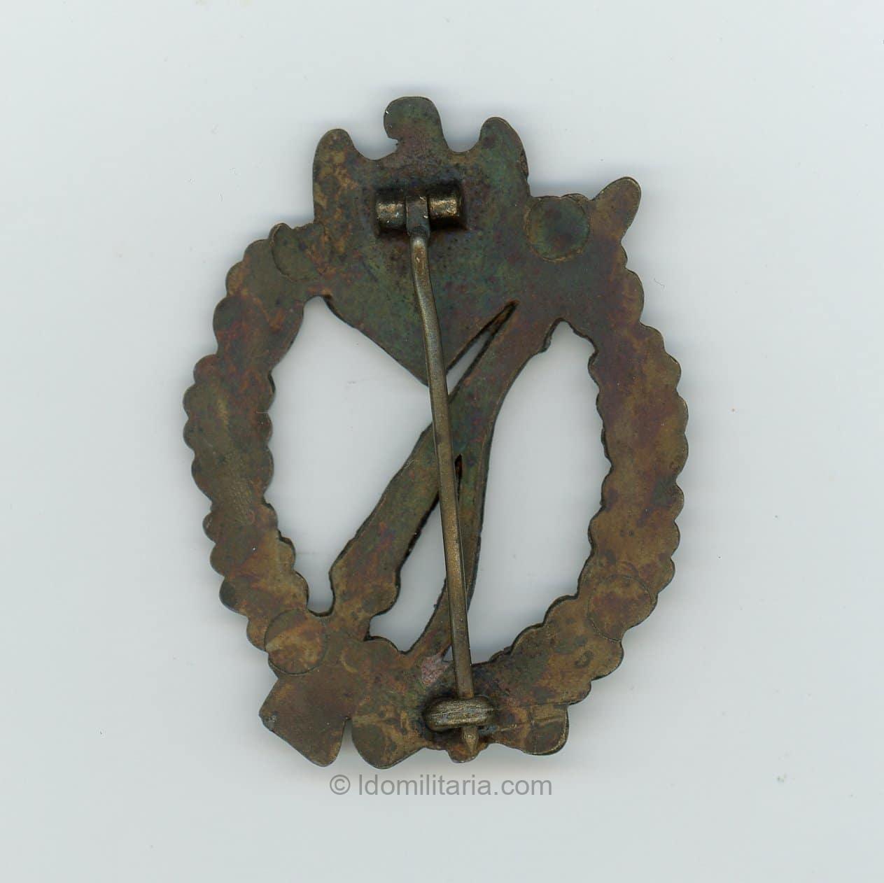 Infantry assault badge in bronze marked 4 - Assmann & Söhne, Lüdenscheid - Image 2