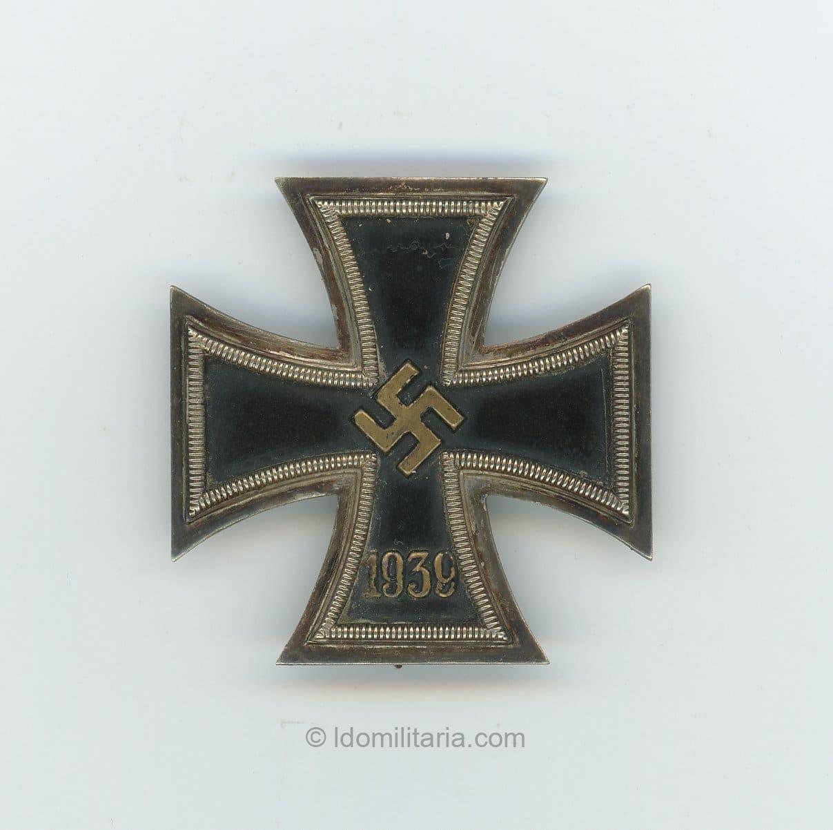 Iron cross first class unmarked - Otto Schickle, Pforzheim