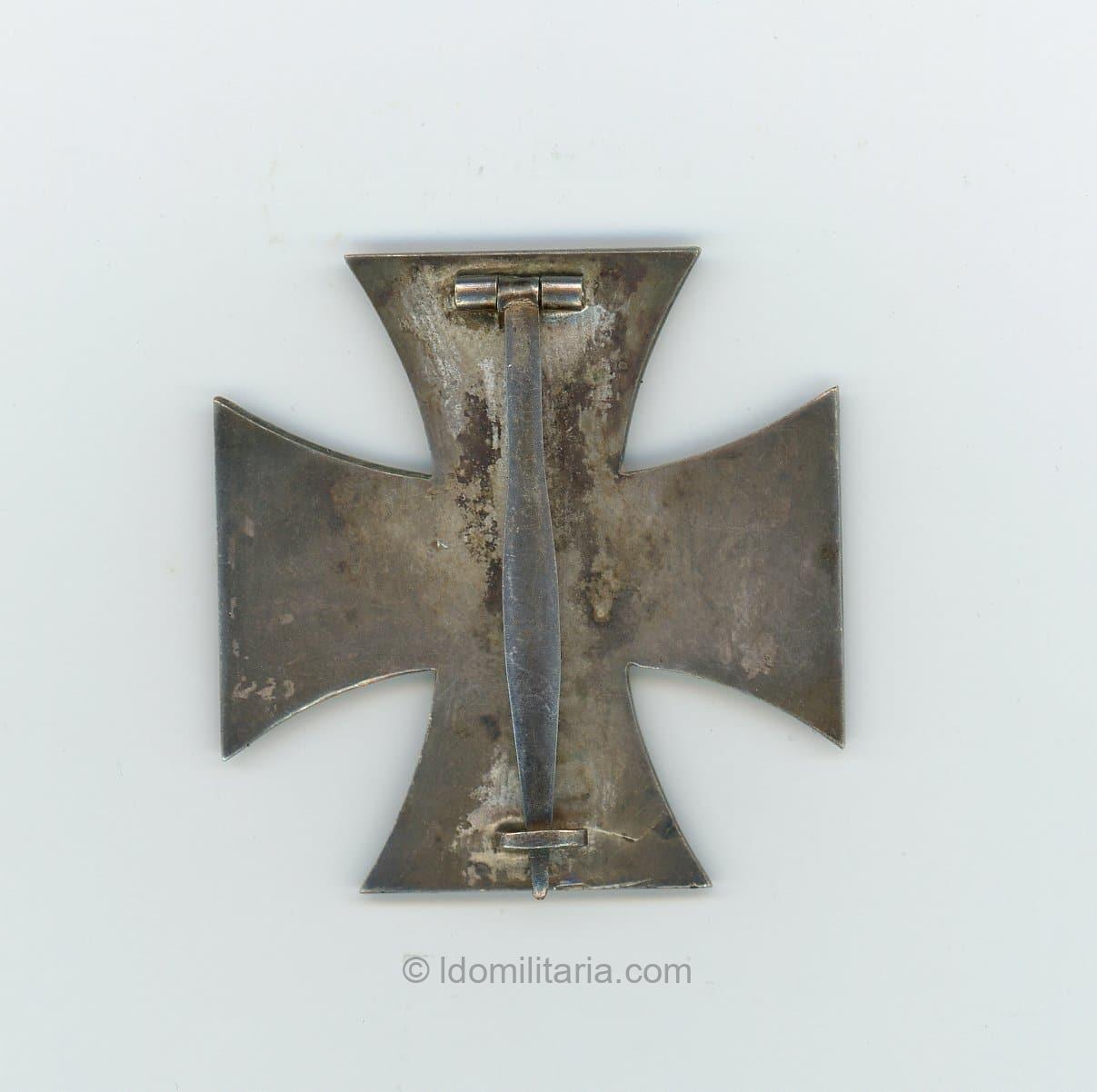 Iron cross first class unmarked - Otto Schickle, Pforzheim - Image 2