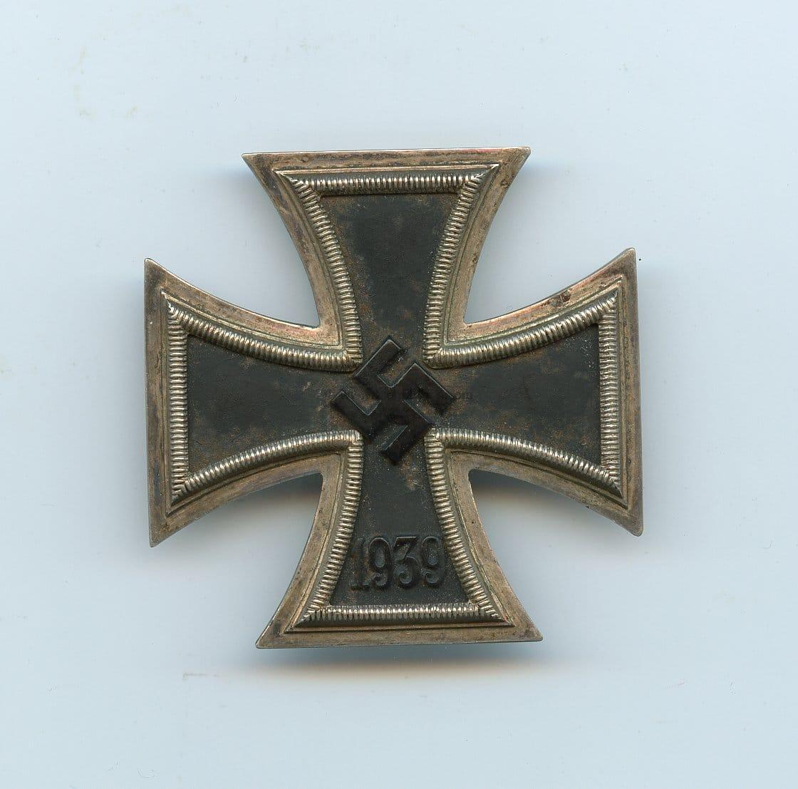 Iron cross first class unmarked - Klein & Quenzer, A.G Idar-Oberstein