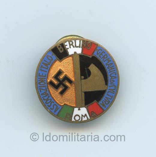 Associazione Italo Germanica Cultura badge ''buttonhole'' - Senesi Milano