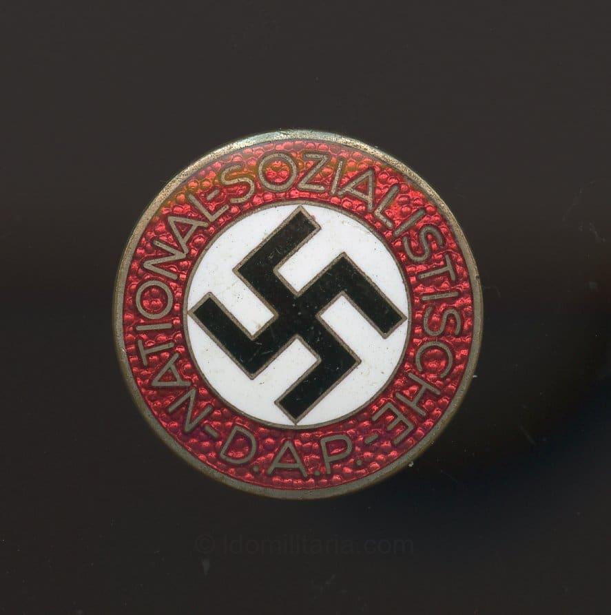 NSDAP Membership Badge - Christian Lauer, Nürnberg