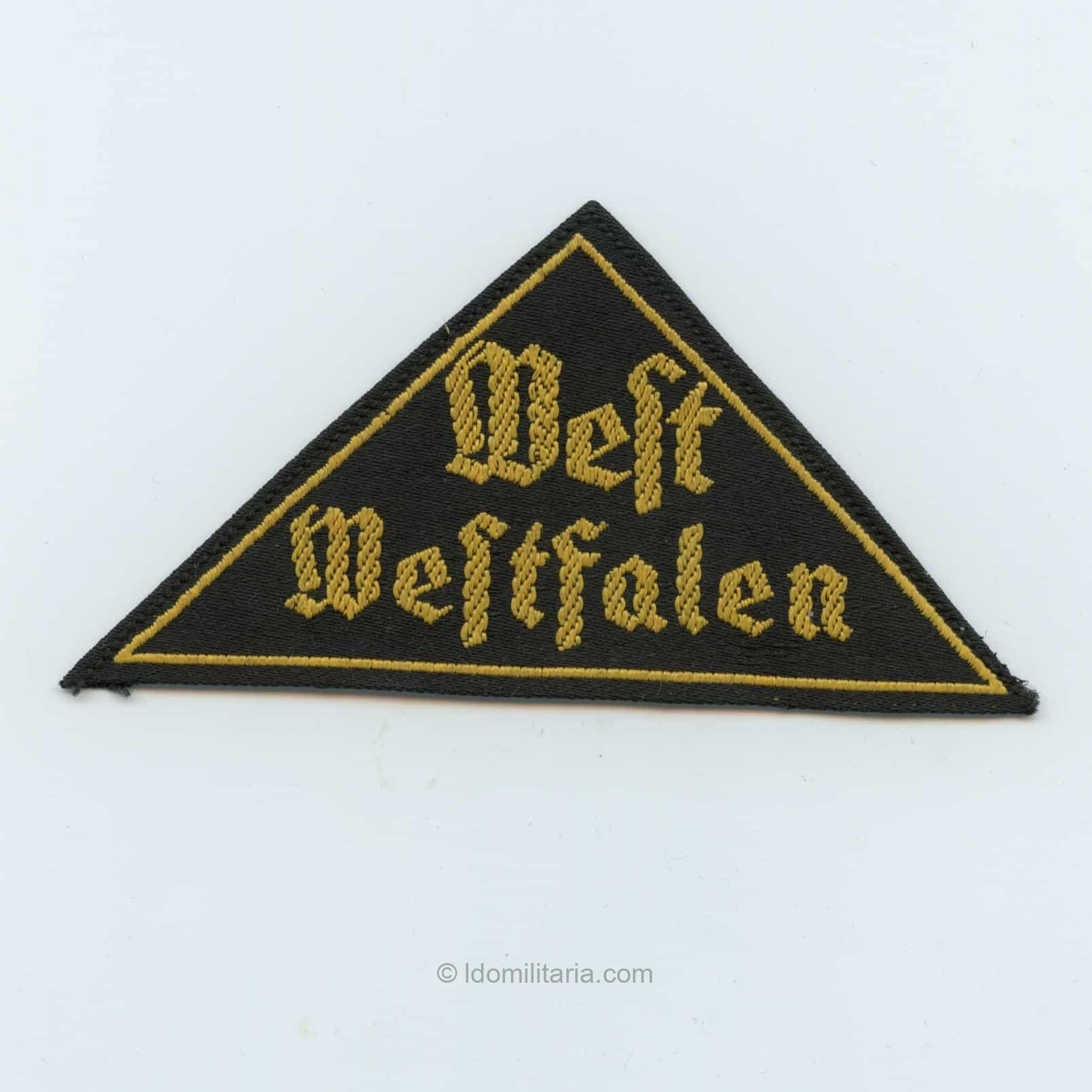 HJ district triangle - West Westfalen