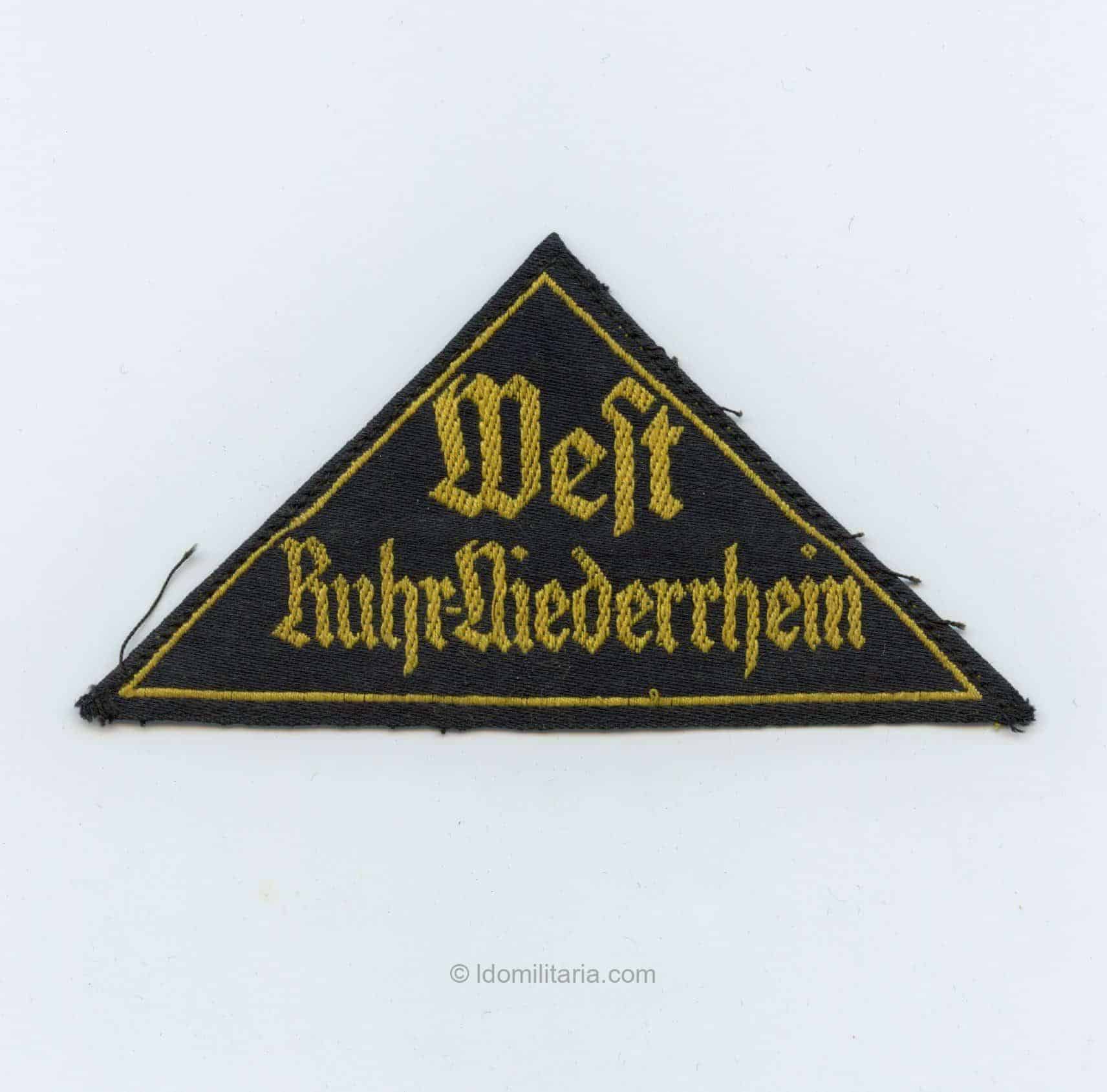 HJ district triangle - West Ruhr-Niederrhein
