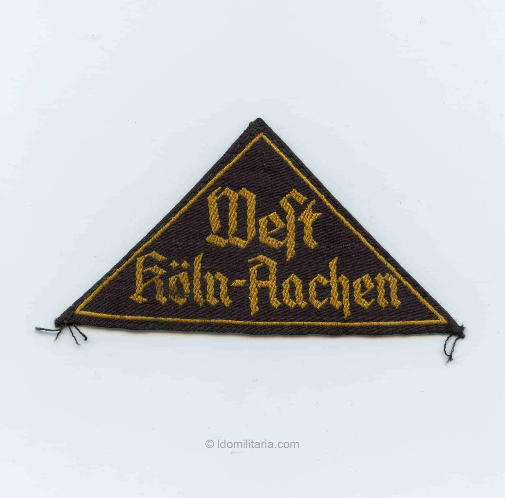 HJ district triangle - West Köln-Aachen