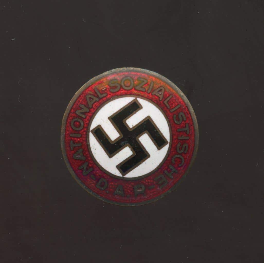 Transitional NSDAP Membership Badge - Kerbach & Israel, Dresden