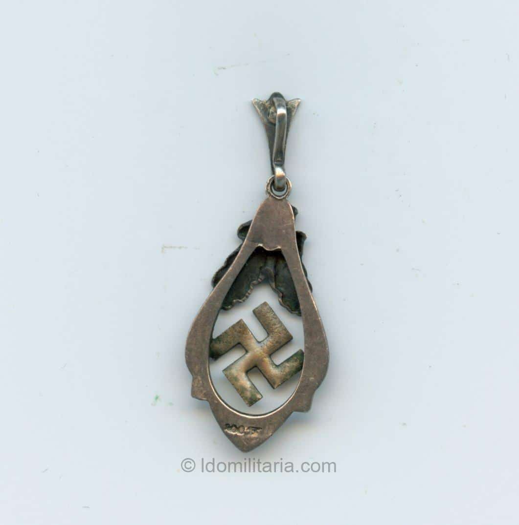Third Reich period jewelry pendant - Image 2