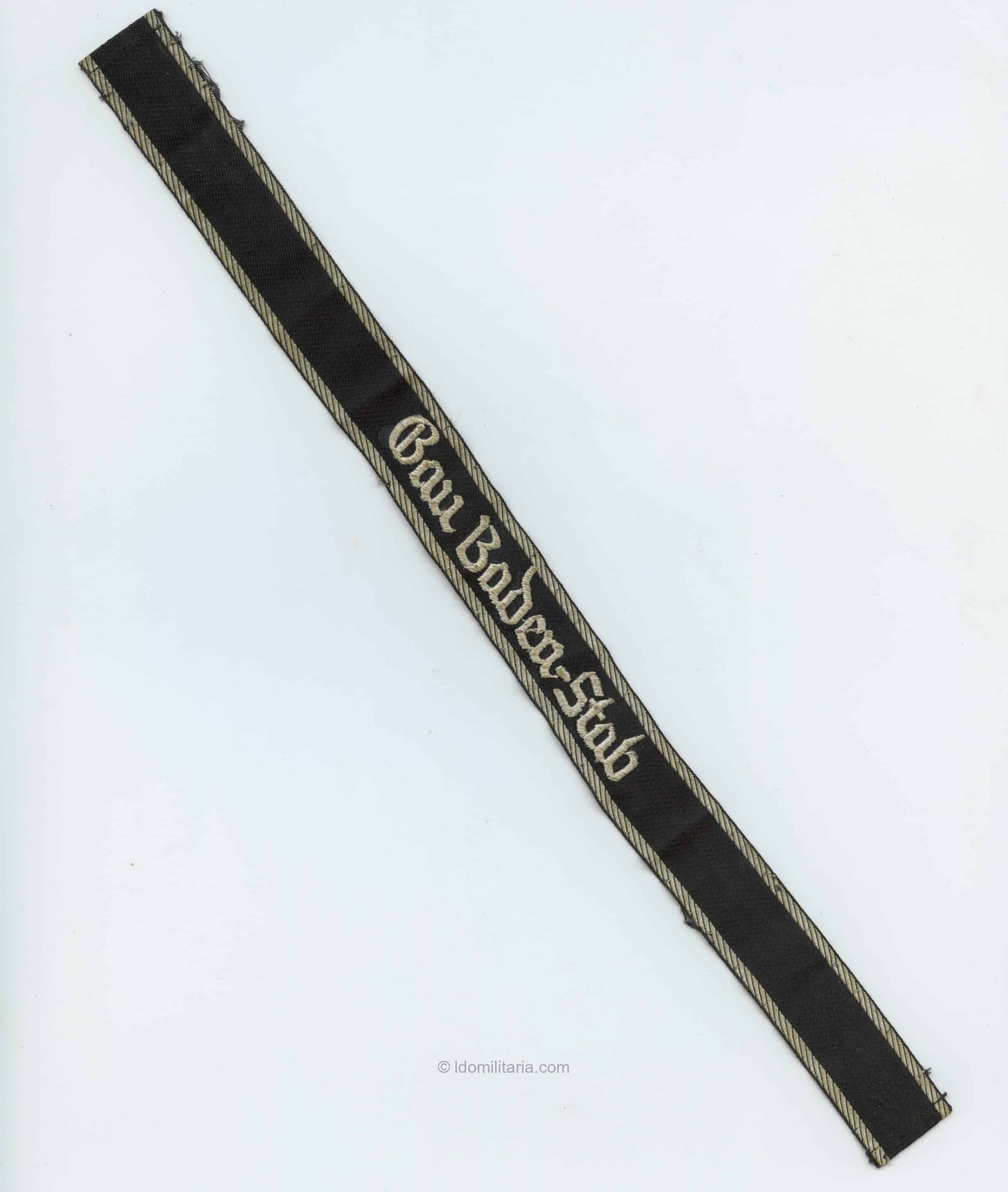 Extremely rare NS Frauenschaft leader cufftitle - Gau Baden-Stab - Image 3