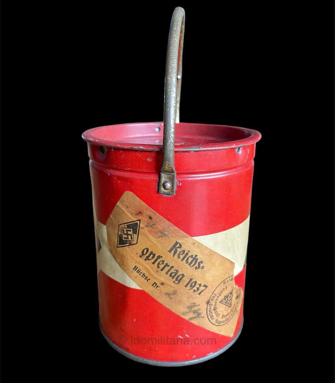 HJ/DJH donation can - Reichs Opfertag 1937 - Image 2