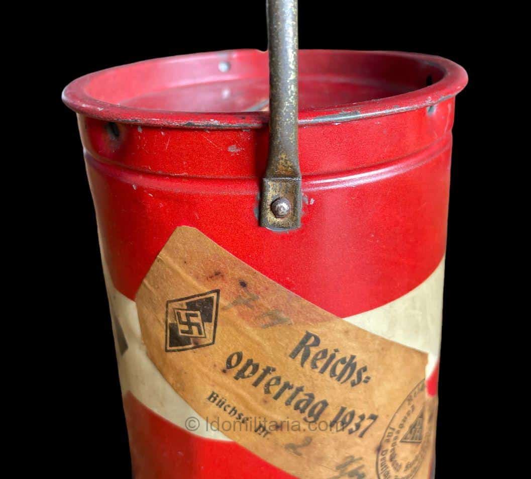 HJ/DJH donation can - Reichs Opfertag 1937 - Image 5