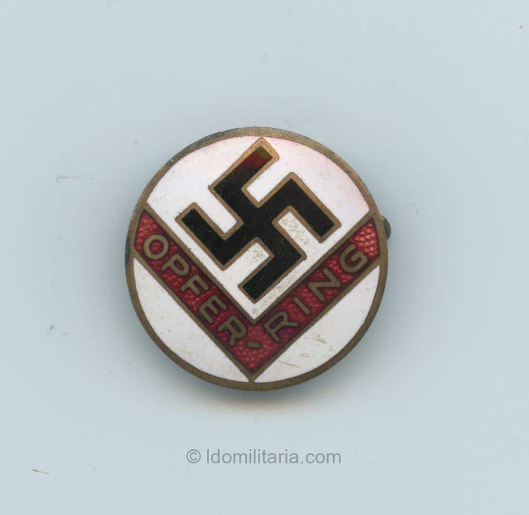 NSDAP opferring badge - Gauleitung Sachsen