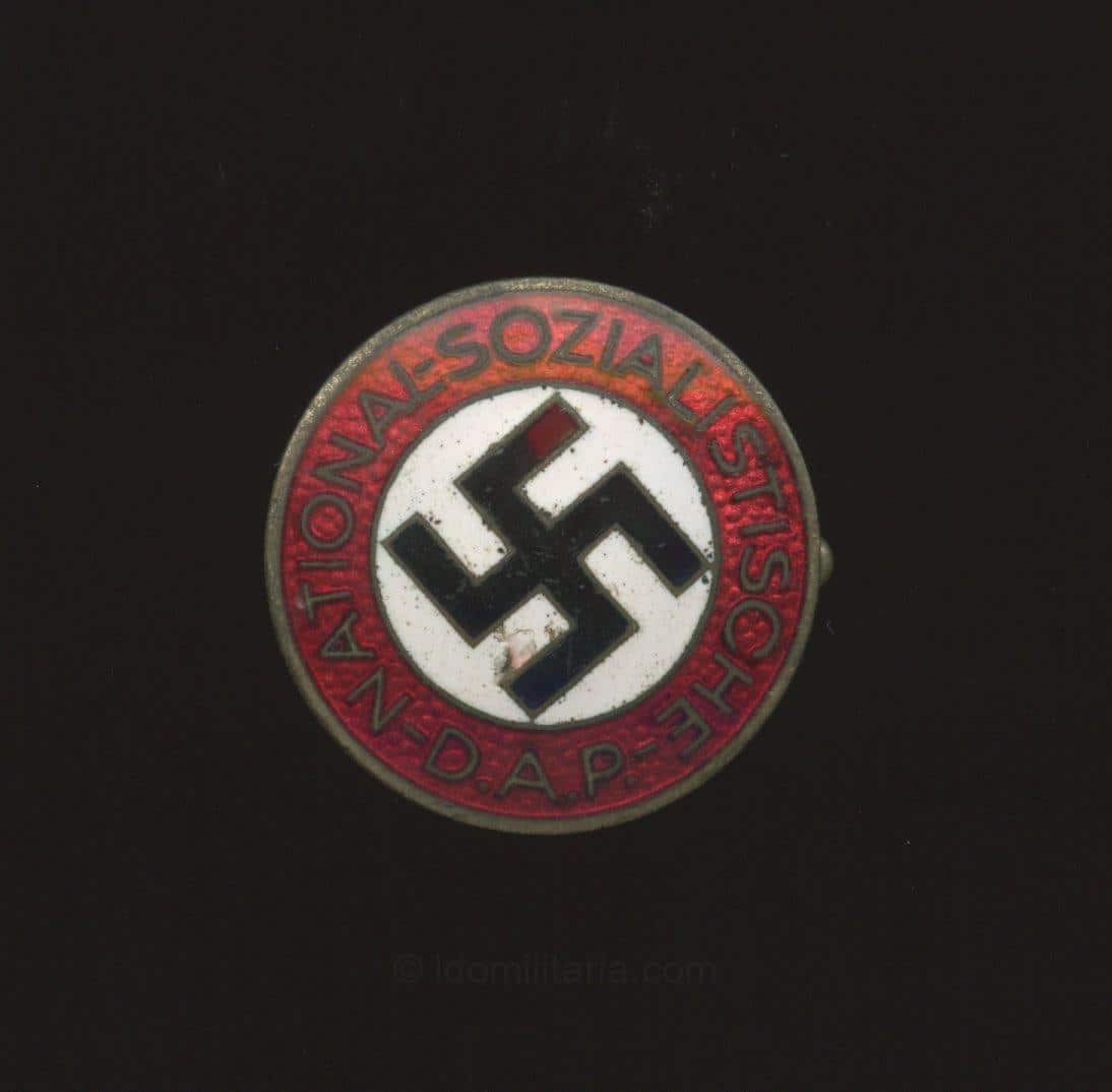 NSDAP membership badge - Carl Wild, Hamburg