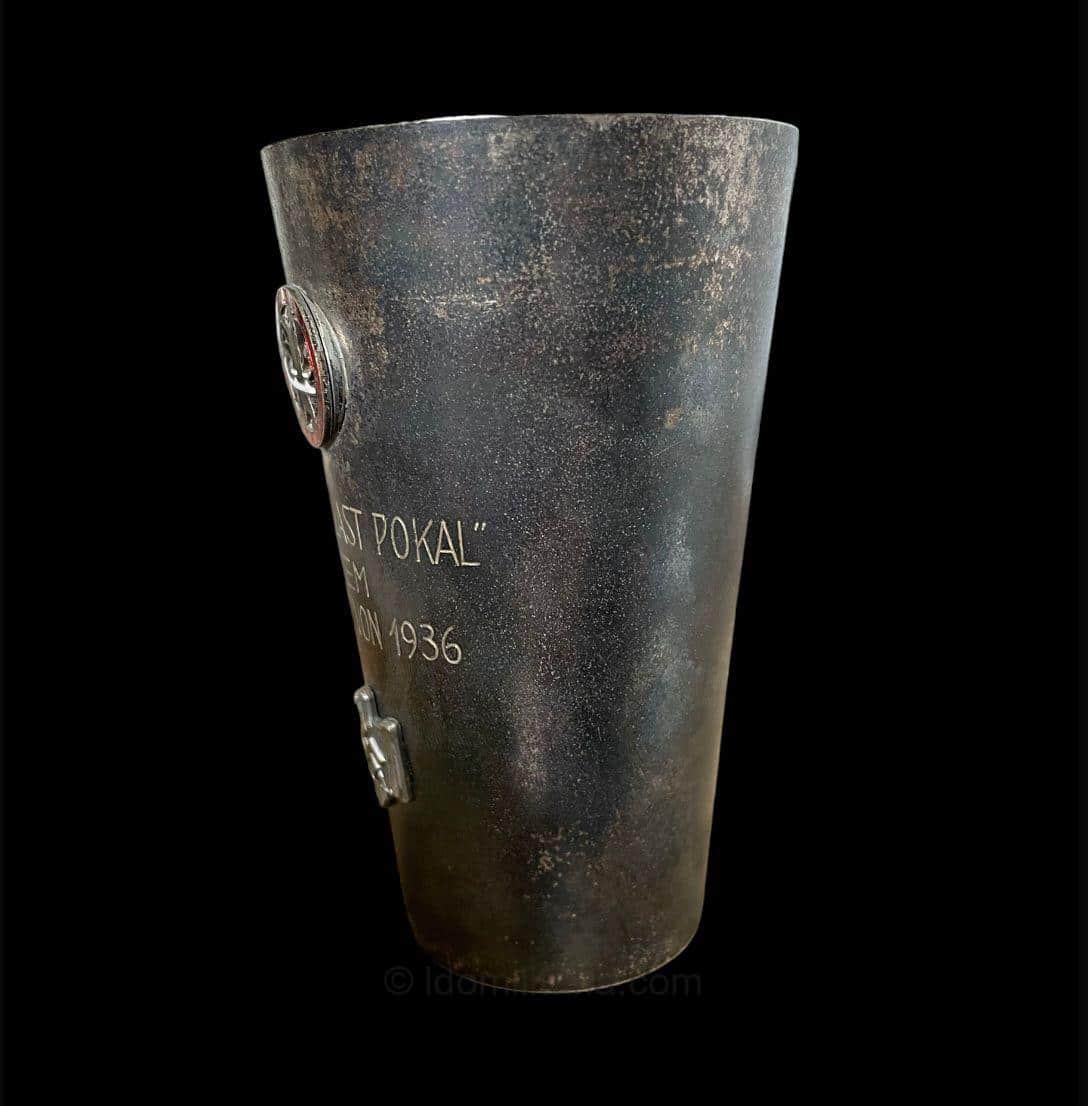 Berliner Sportpalast Pokal Dem Sieger von 1936 - F.J. Schroder, Berlin (800 silver) - Image 3