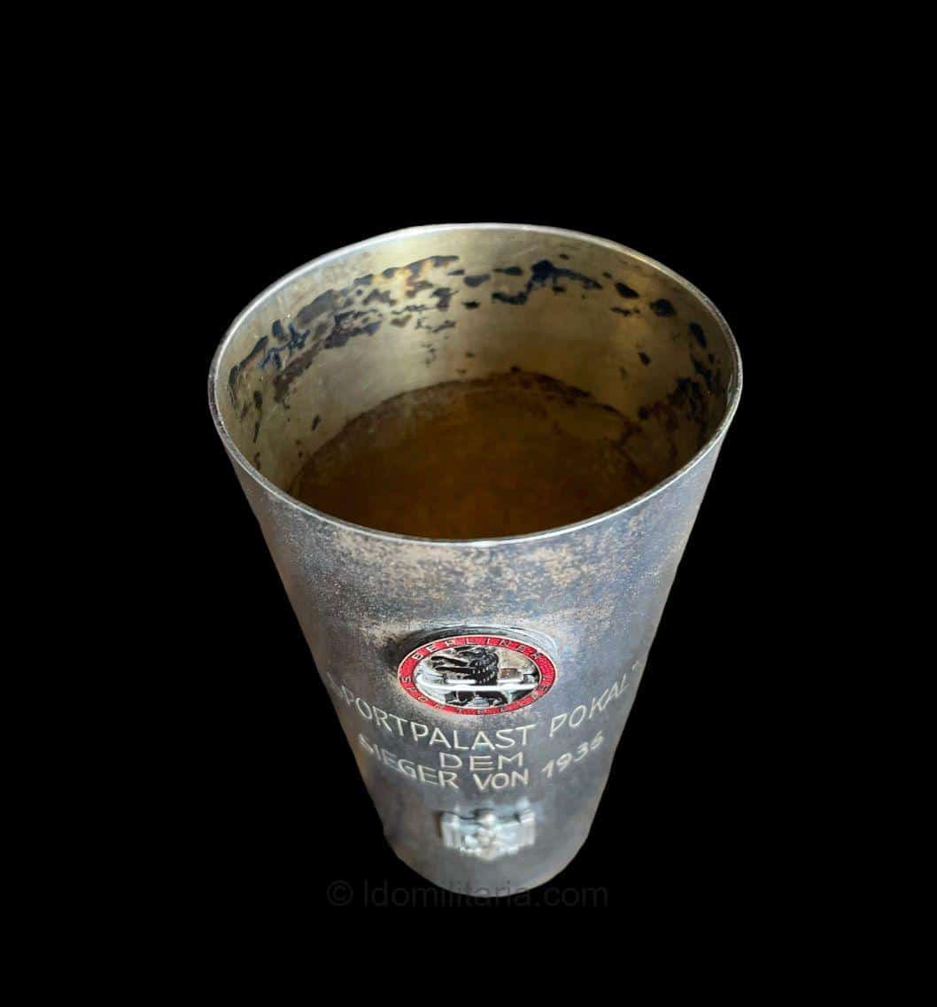 Berliner Sportpalast Pokal Dem Sieger von 1936 - F.J. Schroder, Berlin (800 silver) - Image 6