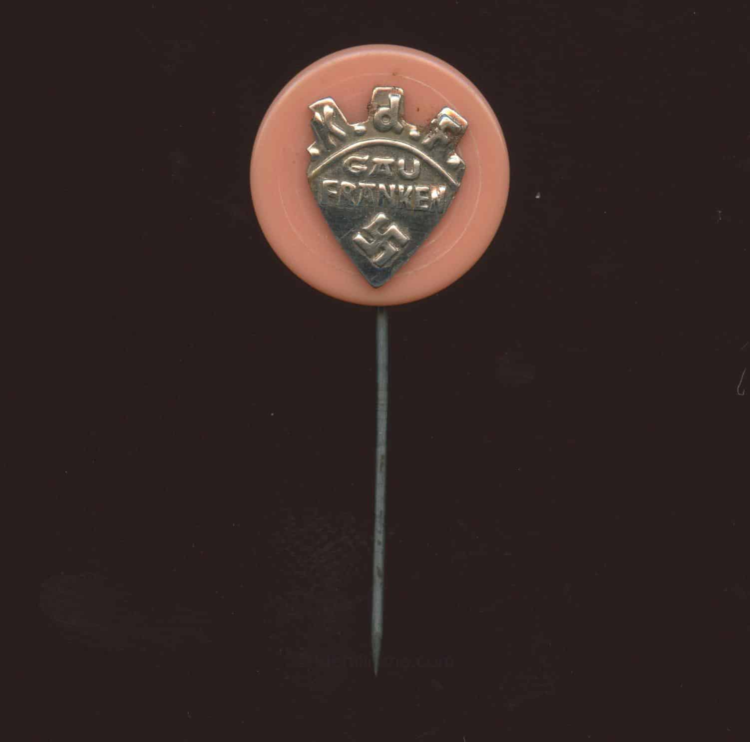 KDF gau Franken stickpin