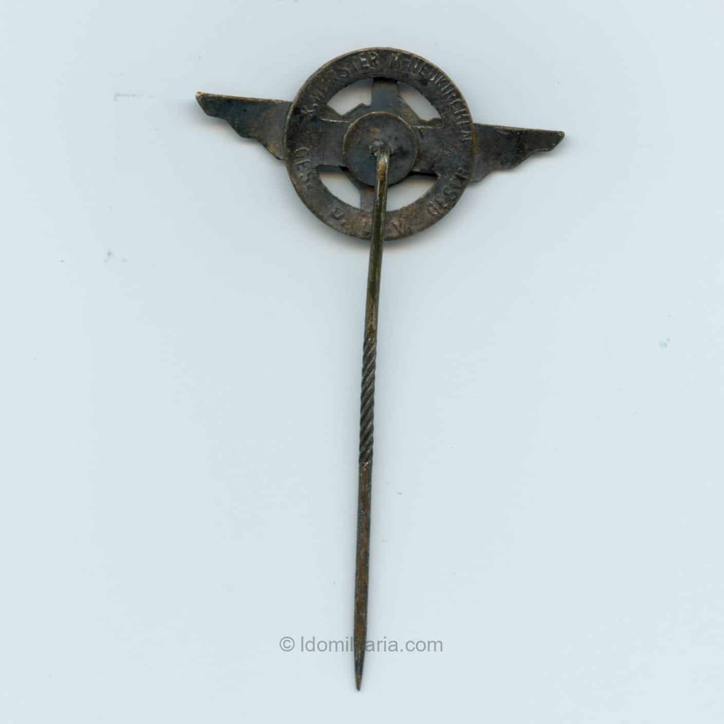DLV Membership stickpin - Karl Wurster, Markneukirchen - Image 2