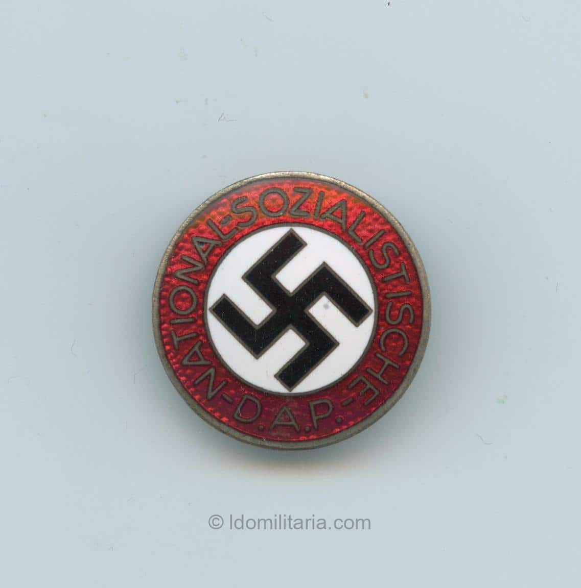 NSDAP Membership badge - Wilhelm Borgas, Pforzheim