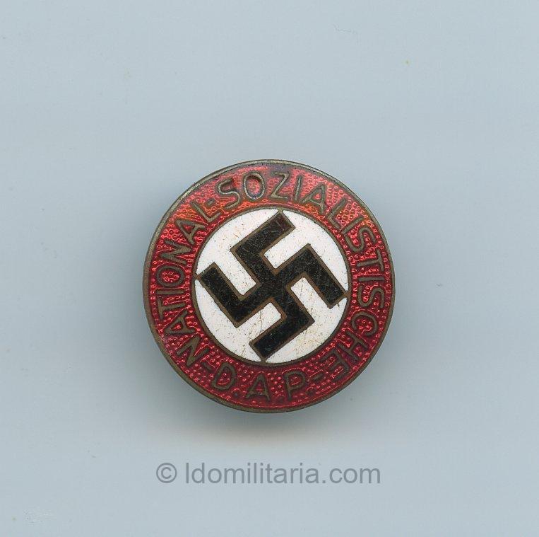 Rare NSDAP Membership badge RZM/99 - Wilhelm Peter Heb, Lüdenscheid