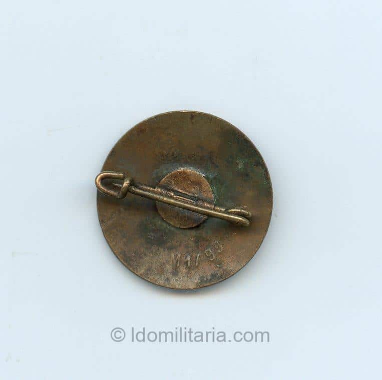 Rare NSDAP Membership badge RZM/99 - Wilhelm Peter Heb, Lüdenscheid - Image 2