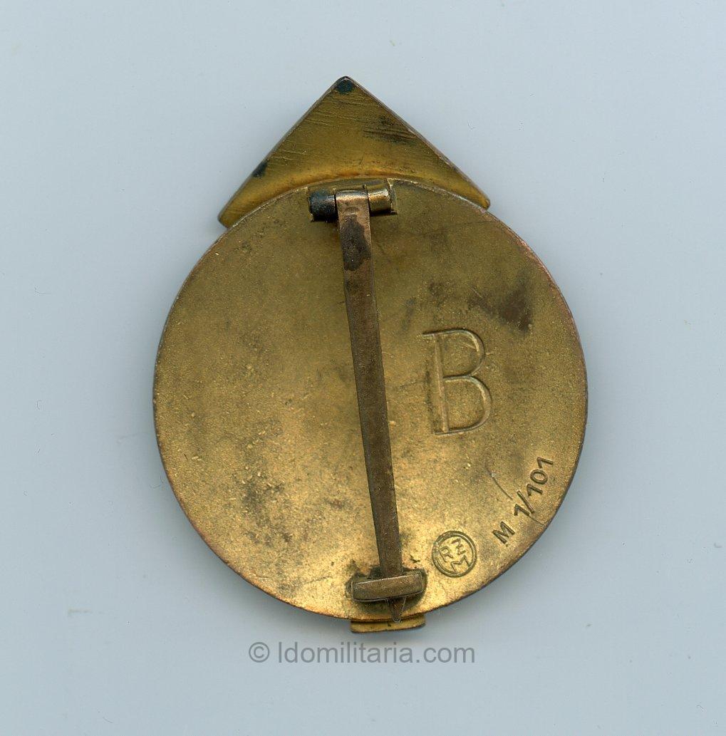 HJ Leader Sport Badge - RZM M1/101 Gustav Brehmer, Markneukrichen - Image 2