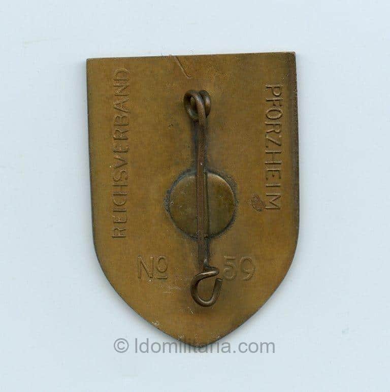 HJ Reichsberufswettkampf der Deutschen Jugend 1934 tinnie - Reichsverband, Pforzheim N0 59 - Image 2