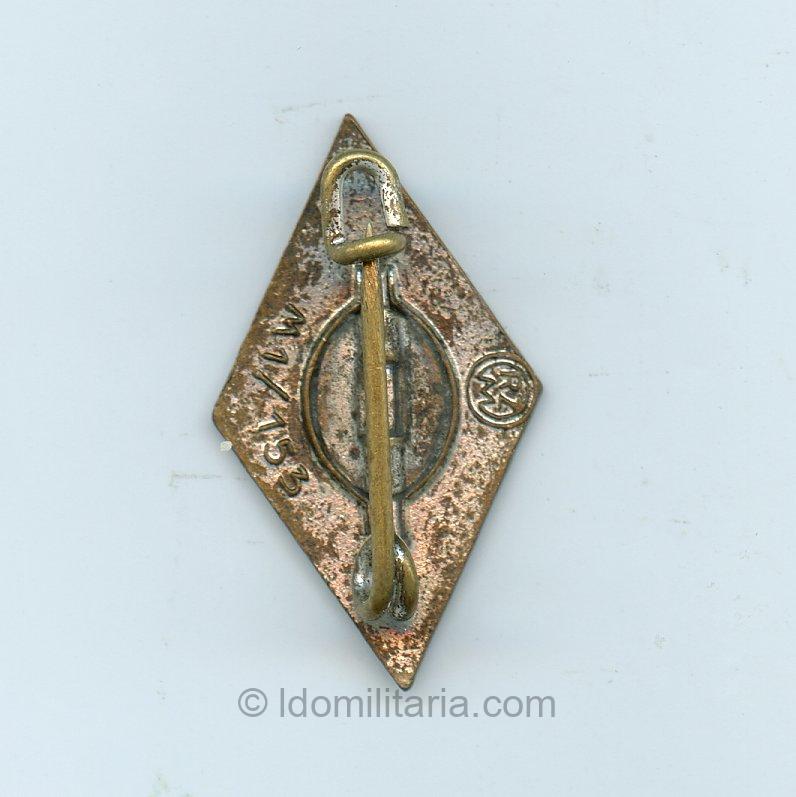 HJ Membership badge - RZM M1/153 Friedrich Orth, Wien - Image 2