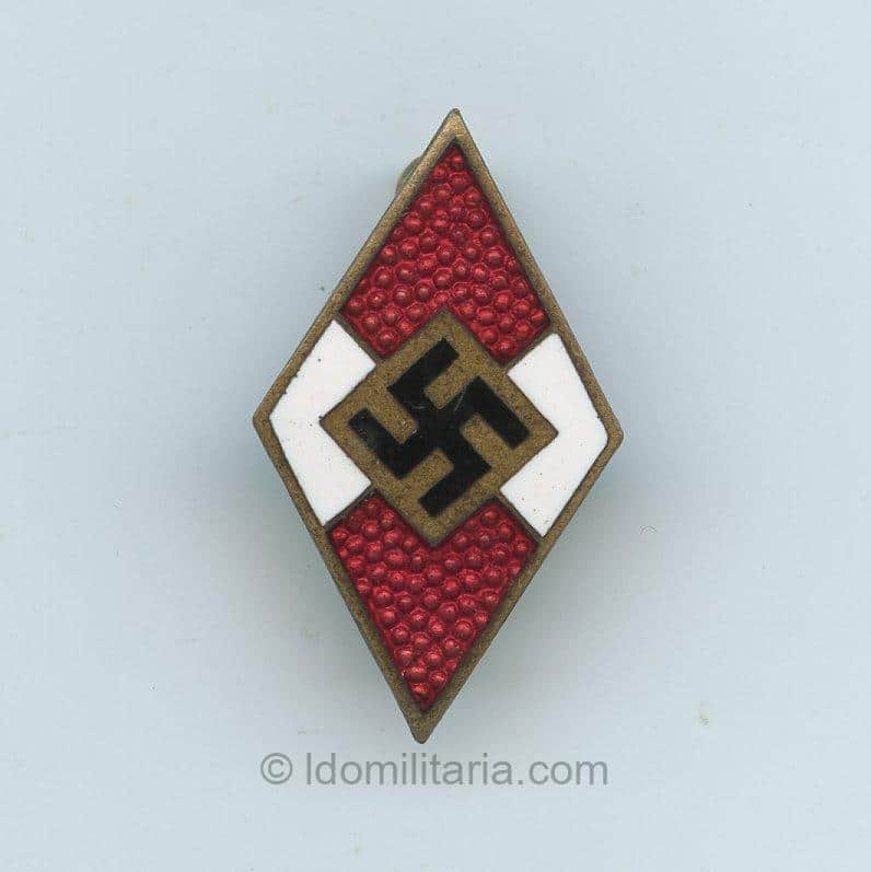 HJ Membership badge - RZM M1/153 Friedrich Orth, Wien