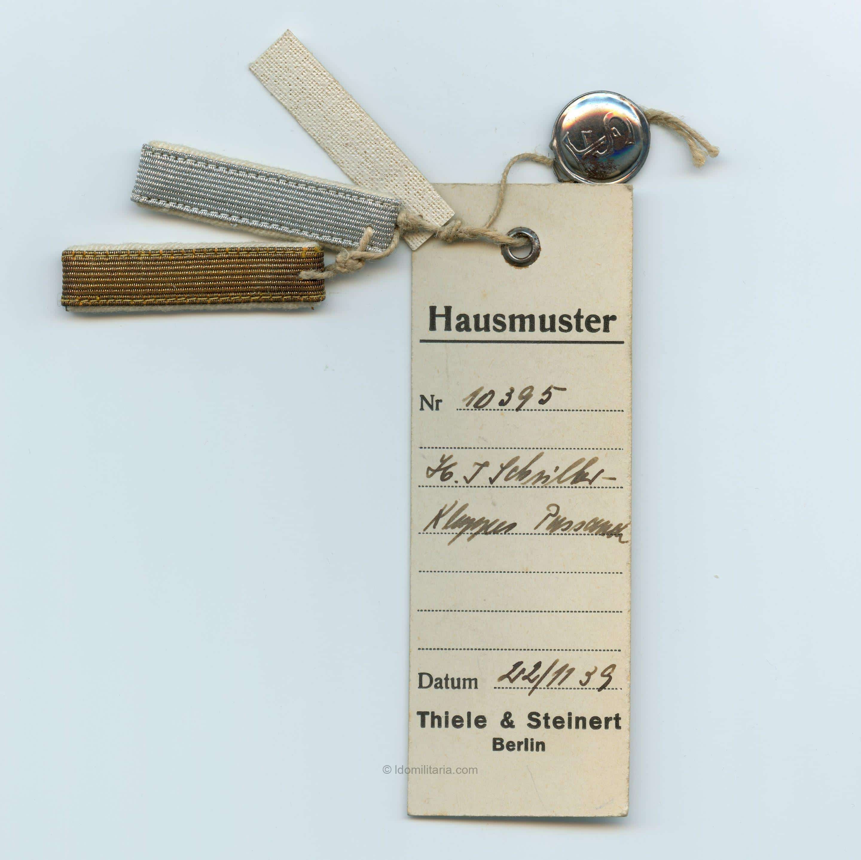 Unique Hausmuster HJ Passanten for Bannführer and Gebietsführer shoulderboards (1)