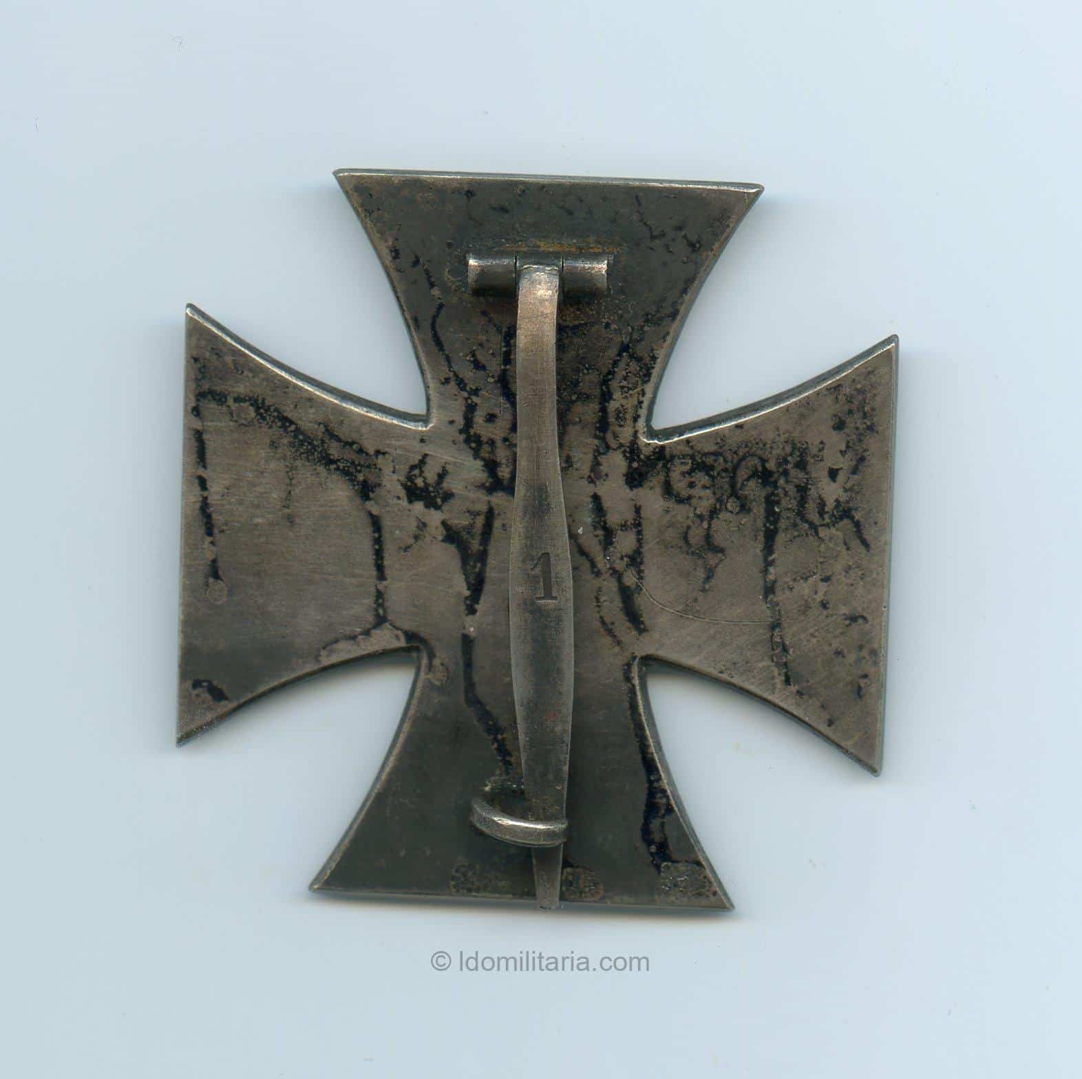 Iron cross first class ''1'' - Deschler & Sohn, München - Image 2