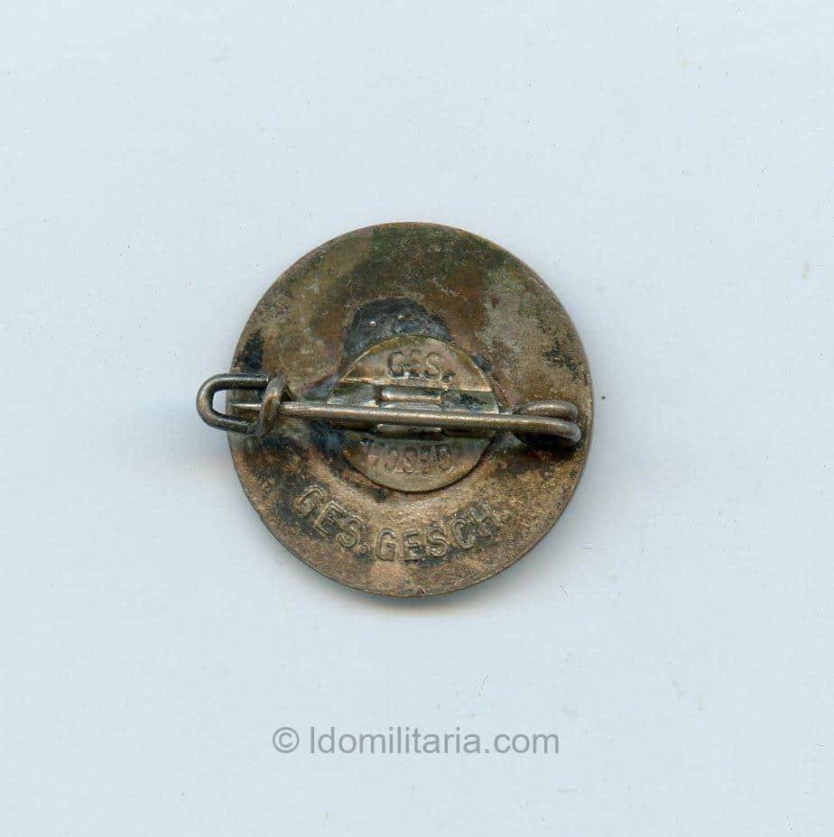 Early NSDAP Membership badge 18mm - Ges. Gesch. - Image 2