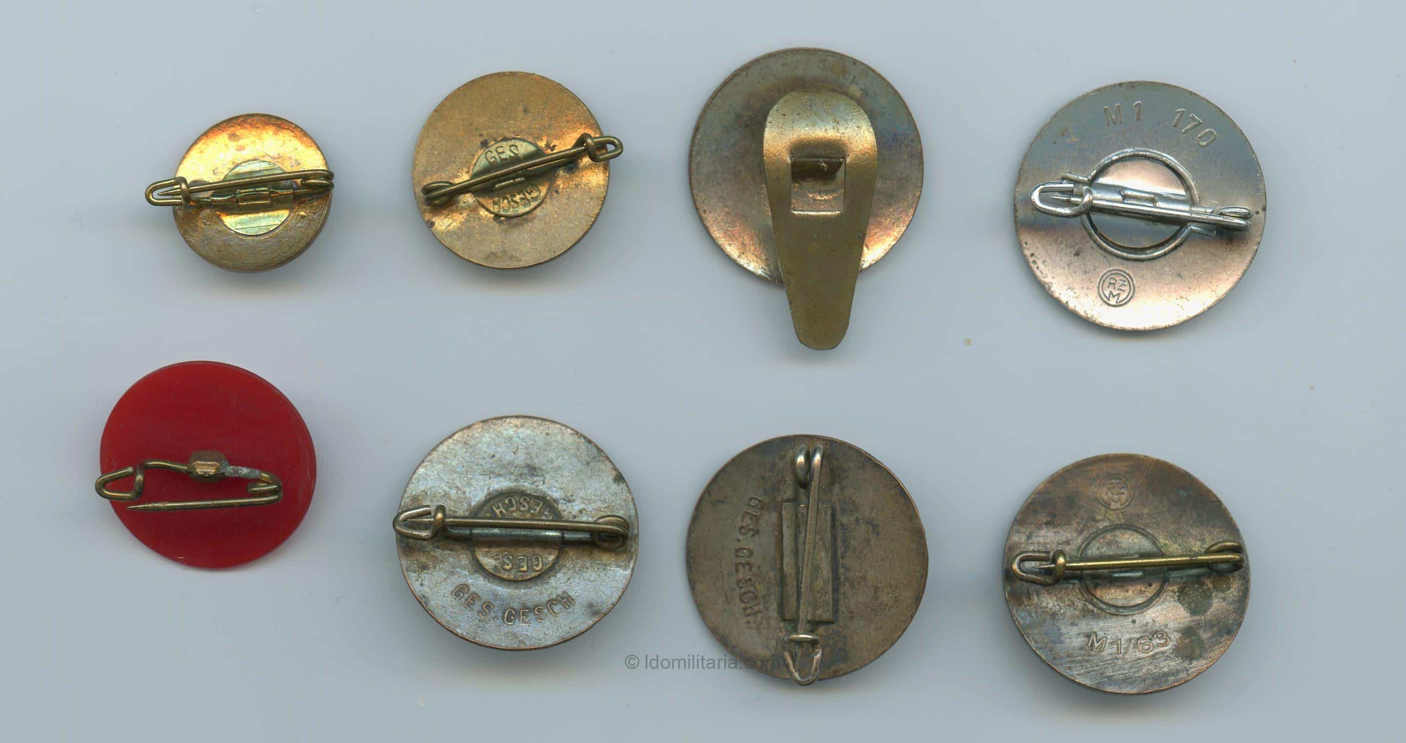 Unique NSDAP membership/slogan badge sample board + Newspaper article - Image 5