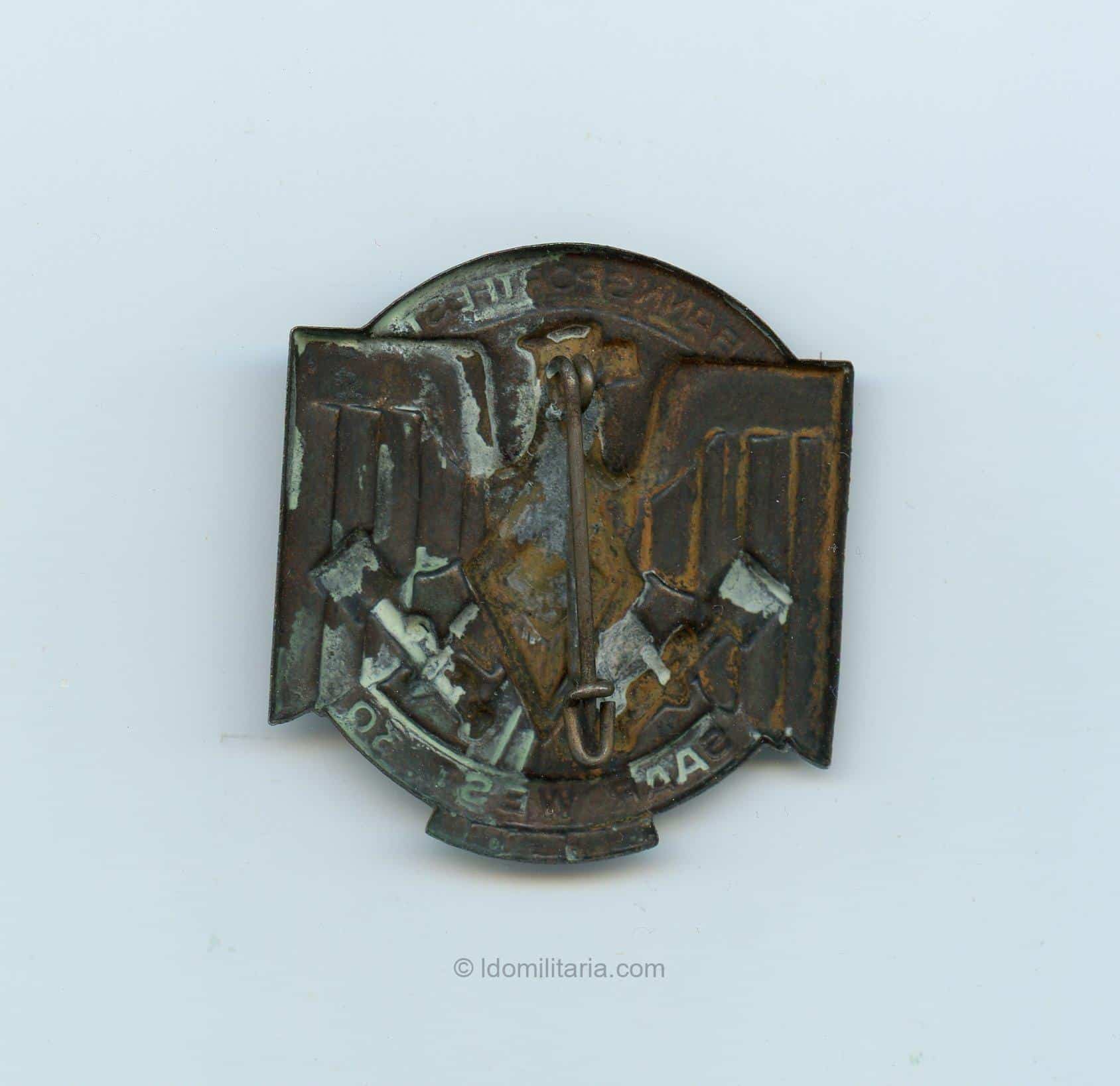 Rare HJ Bannsportfest Saar West 30 Tinnie - Image 2