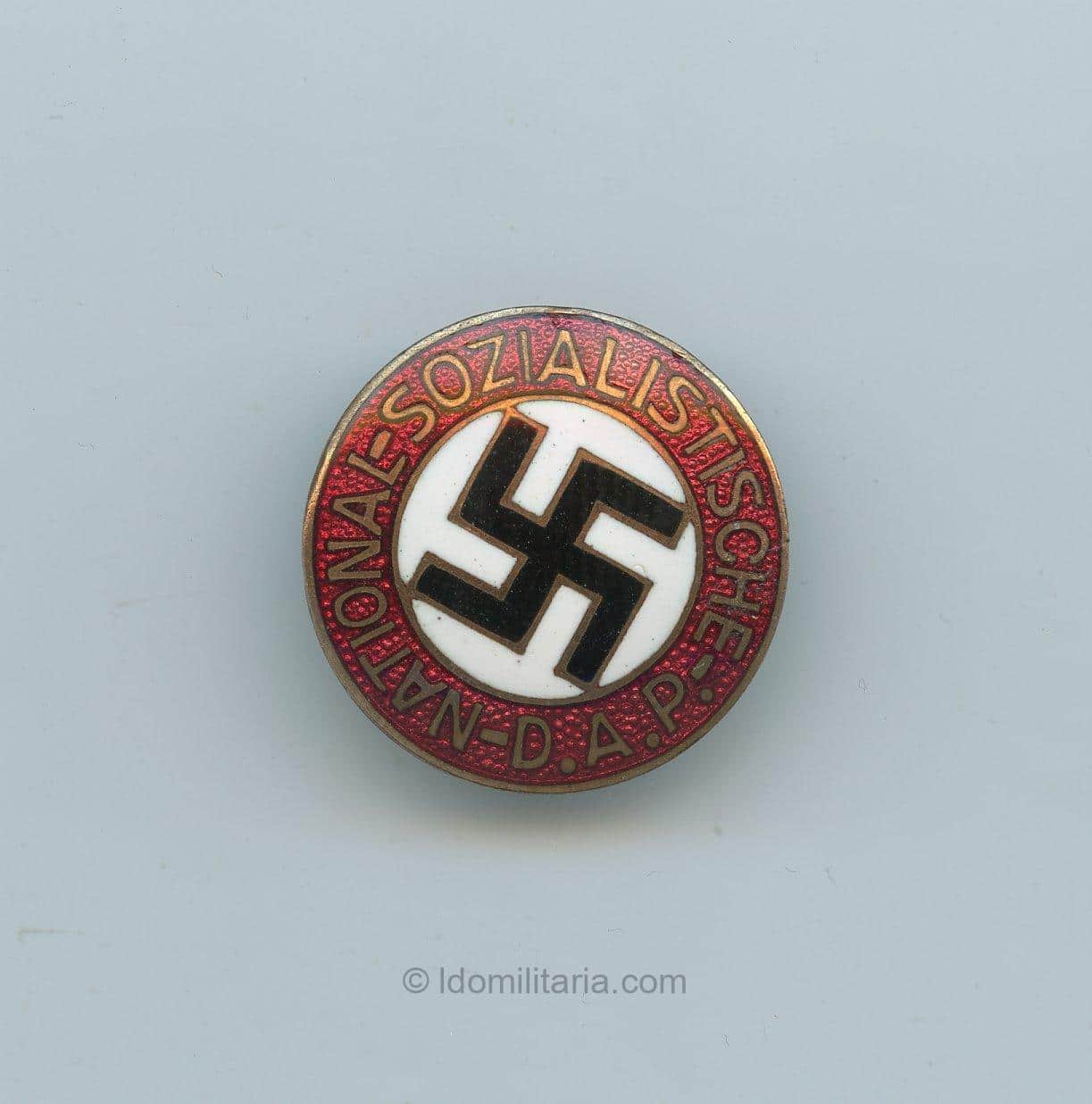 NSDAP Membership badge - Ernst L. Muller, Pforzheim