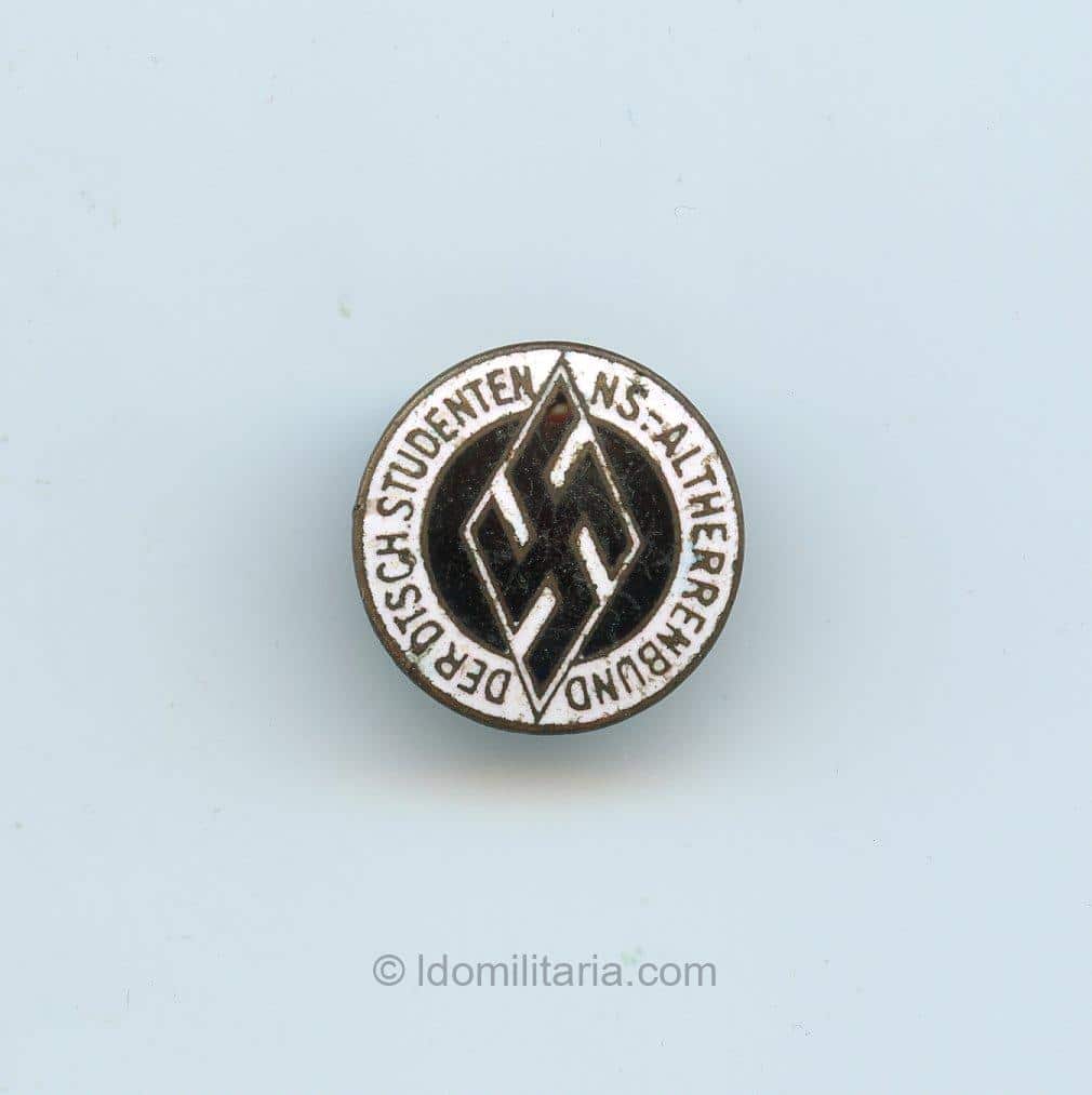 N.S. Altherrenbund Membership badge, rare 16mm variant! - Steinhauer & Lück, Lüdenscheid