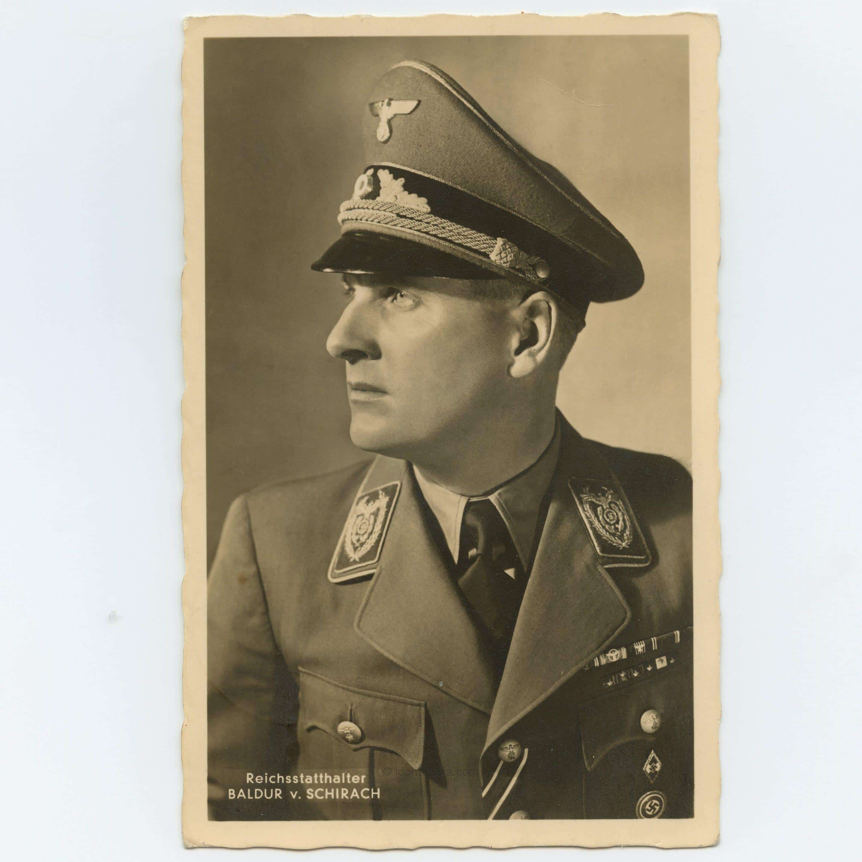 Baldur Von Schirach Hoffmann Postcard