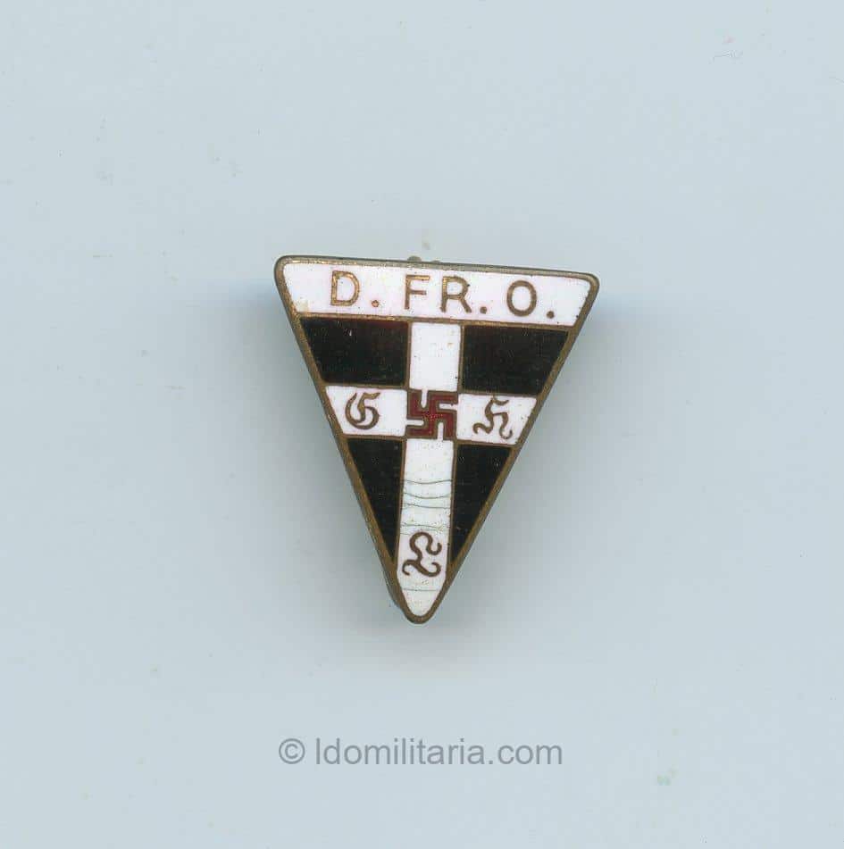 Deutsche Frauenorden (D. FR. O.) Membership badge - Ges Gesch