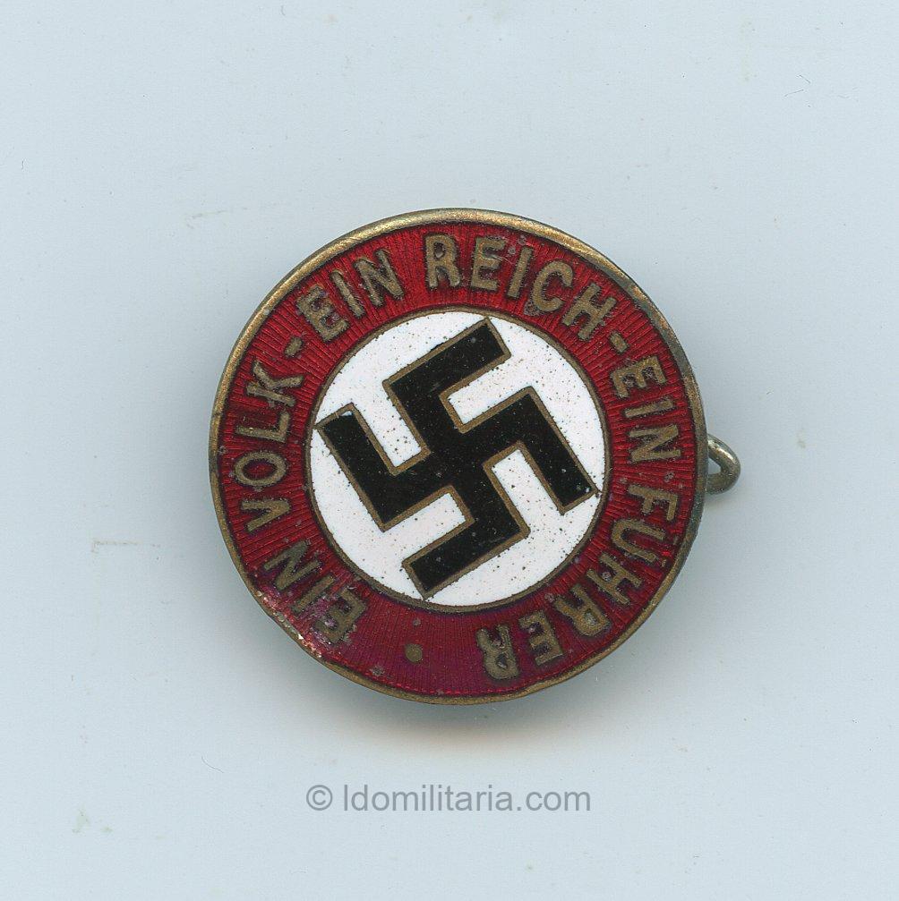 NSDAP Ein Volk Ein Reich Ein Führer slogan badge - ''Sunray Pattern''